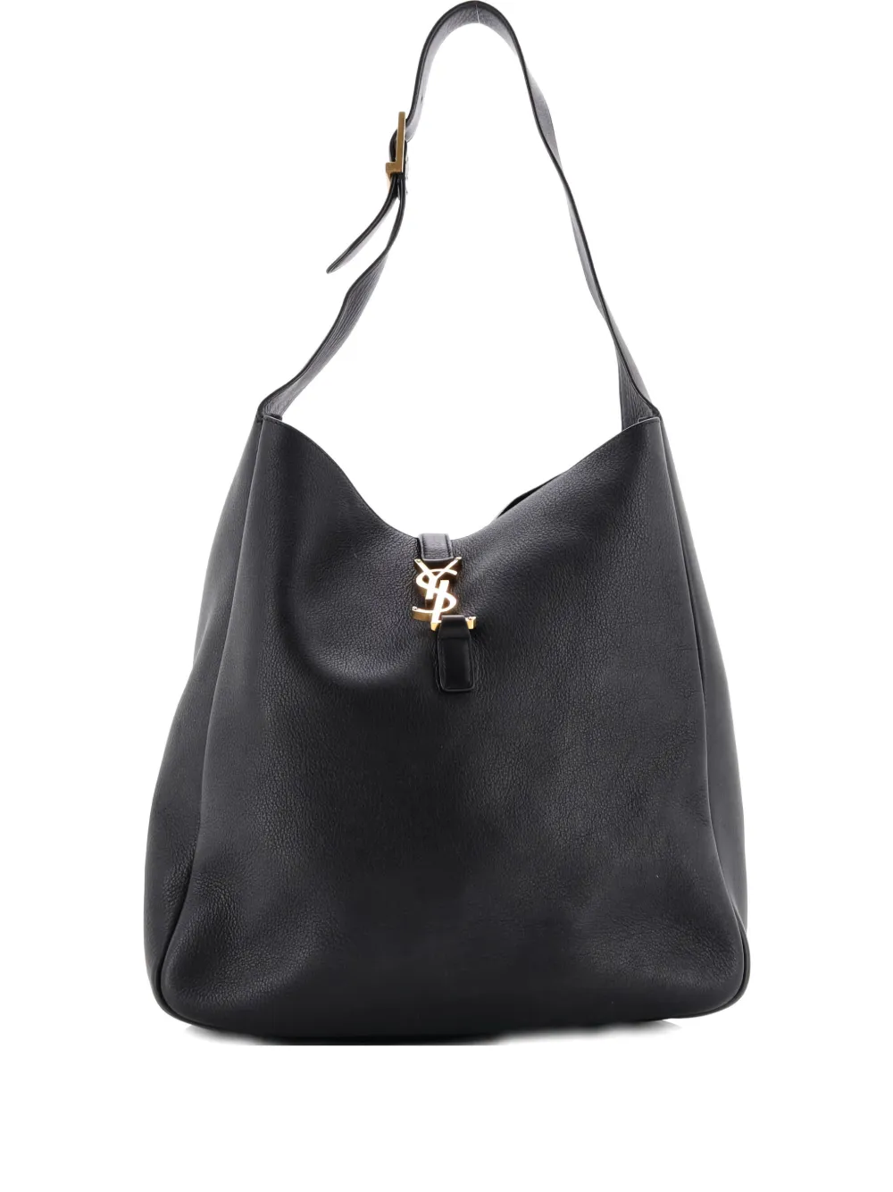 Saint Laurent Pre-Owned Le 5 a 7 Supple Leather Large hobo bag | Black | Image 1