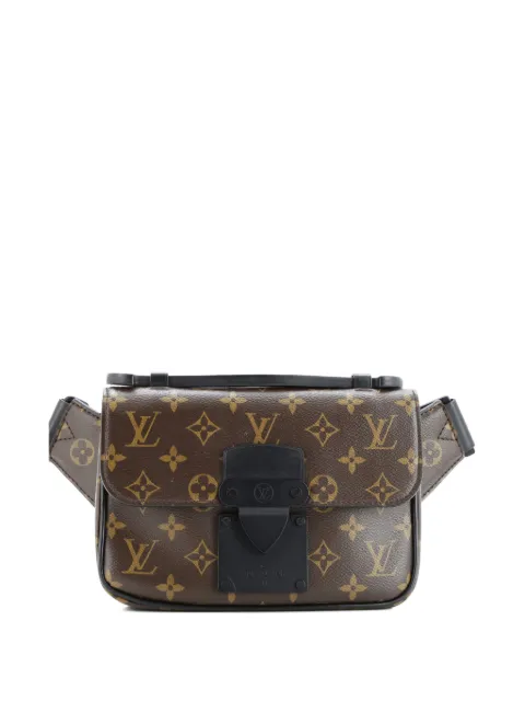 Louis Vuitton Pre-Owned S Lock Sling Bag Macassar Monogram Canvas belt bag