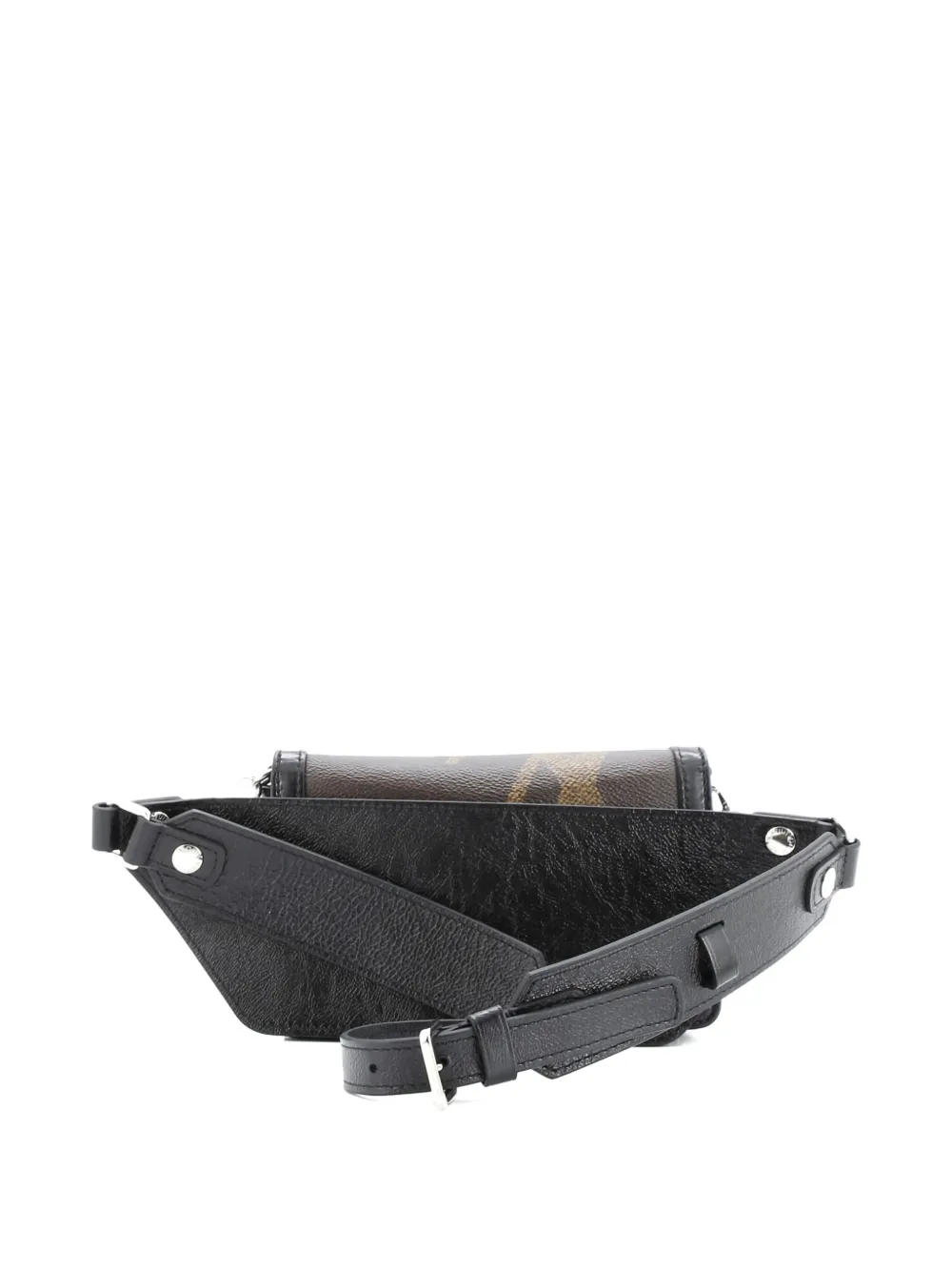 Pre-owned Louis Vuitton Dauphine Bumbag Reverse Monogram Giant Belt Bag In Brown