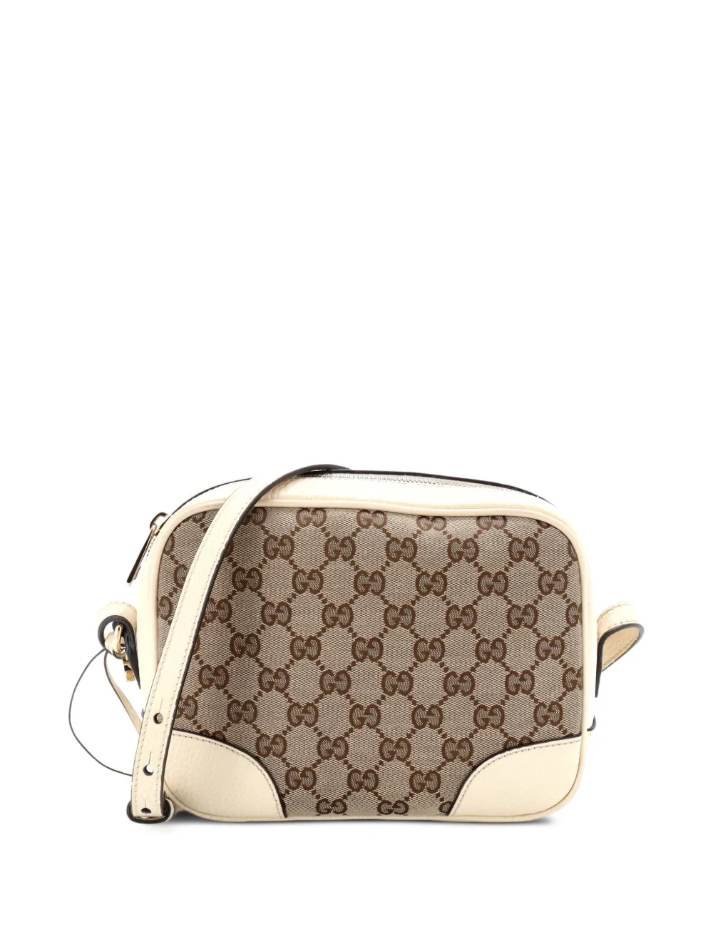 Gucci Pre-Owned Bree Disco GG Canvas with Leather Mini crossbody bag - Marrone