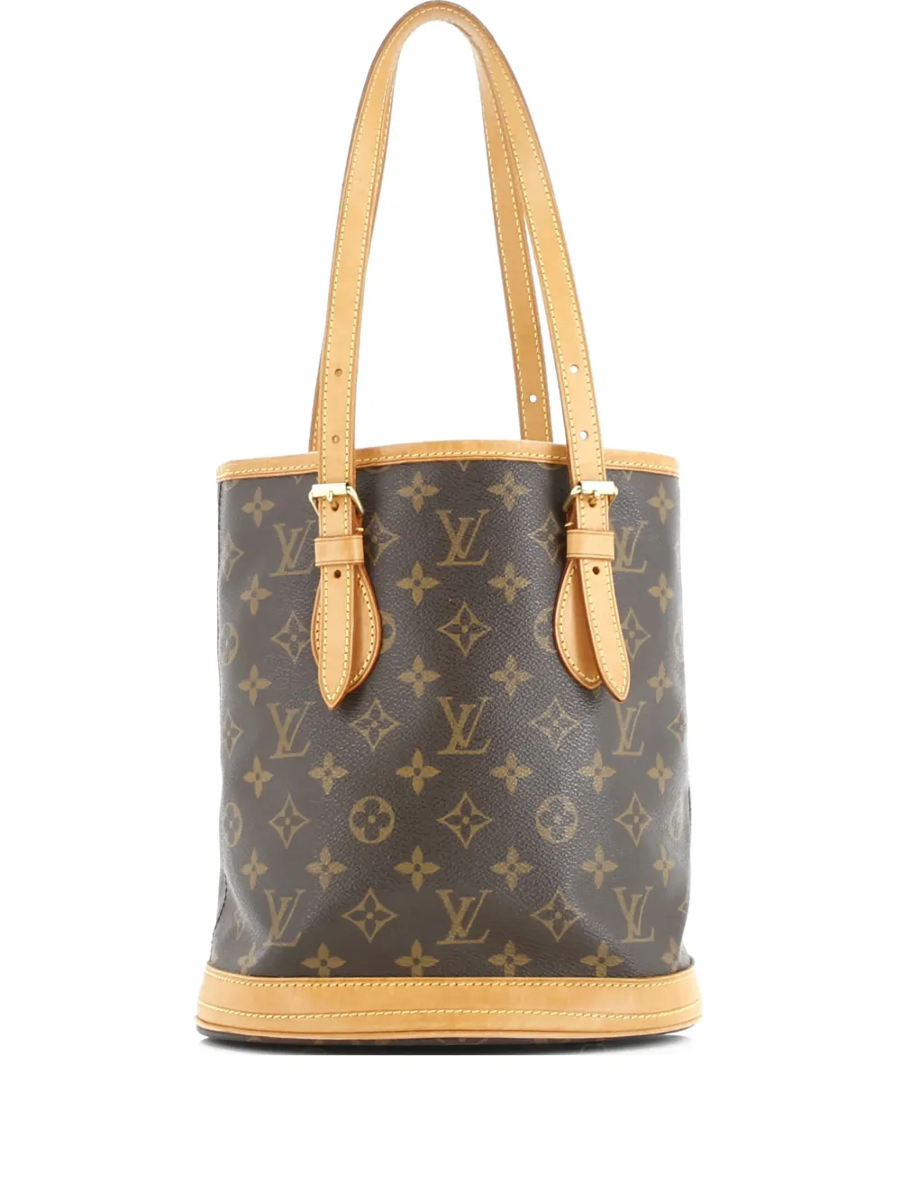 Louis Vuitton Pre-Owned Petit Monogram Canvas bucket bag - Marrone