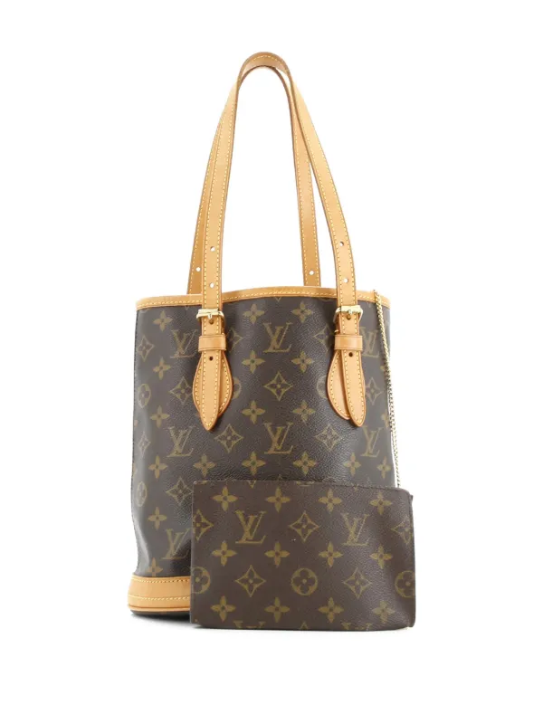 Louis Vuitton Pre-Owned モノグラム バケットバッグ プチ | ブラウン