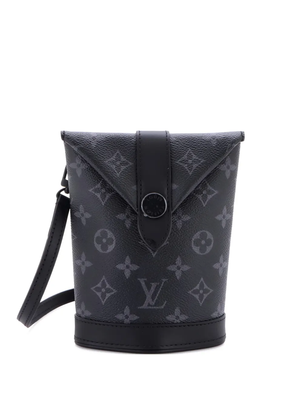 Louis Vuitton Pre-Owned Envelope Pouch Monogram Eclipse Canvas shoulder bag - Nero