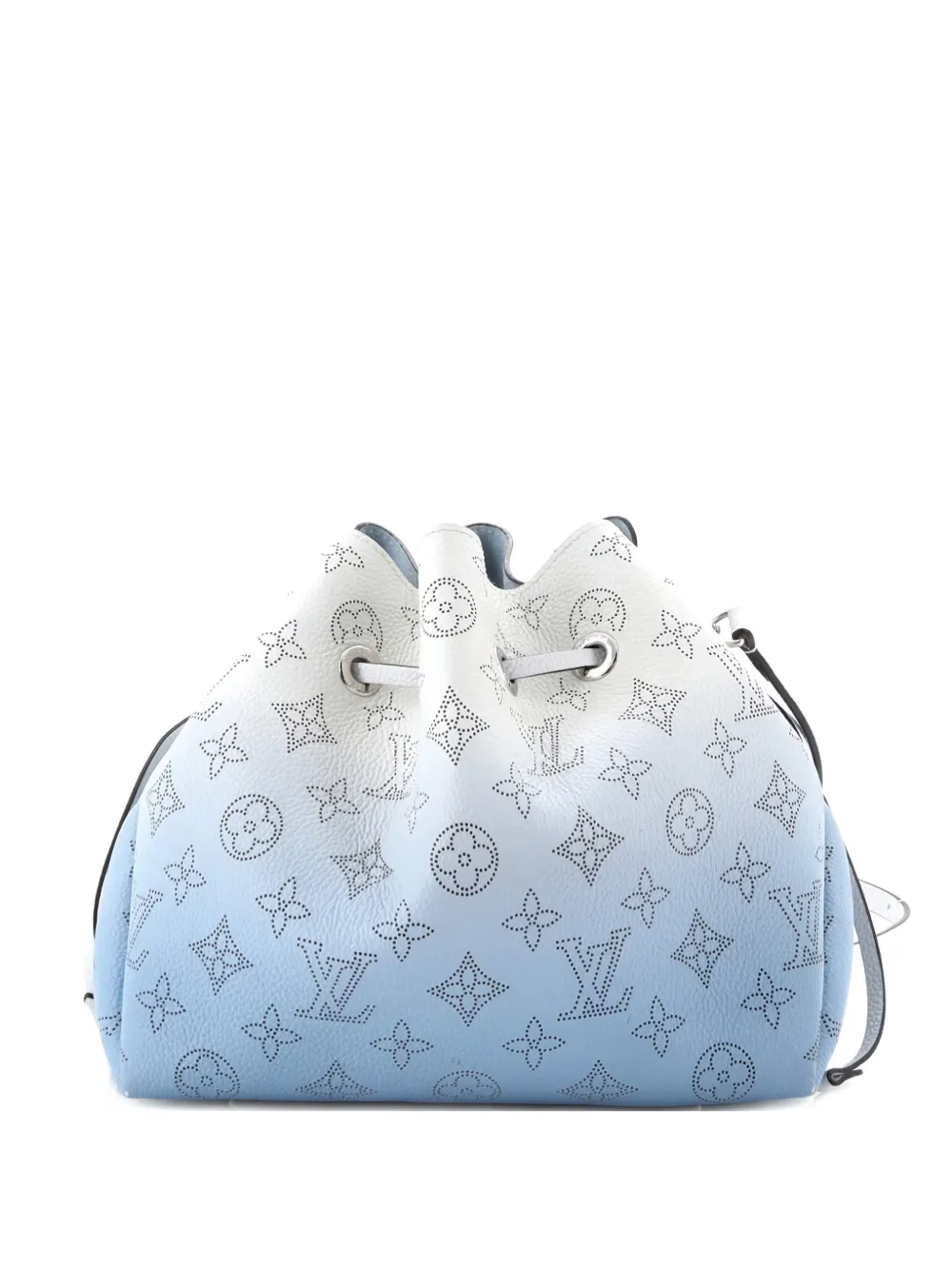 Louis Vuitton Pre-Owned Bella Gradient Mahina Leather bucket bag - Blu