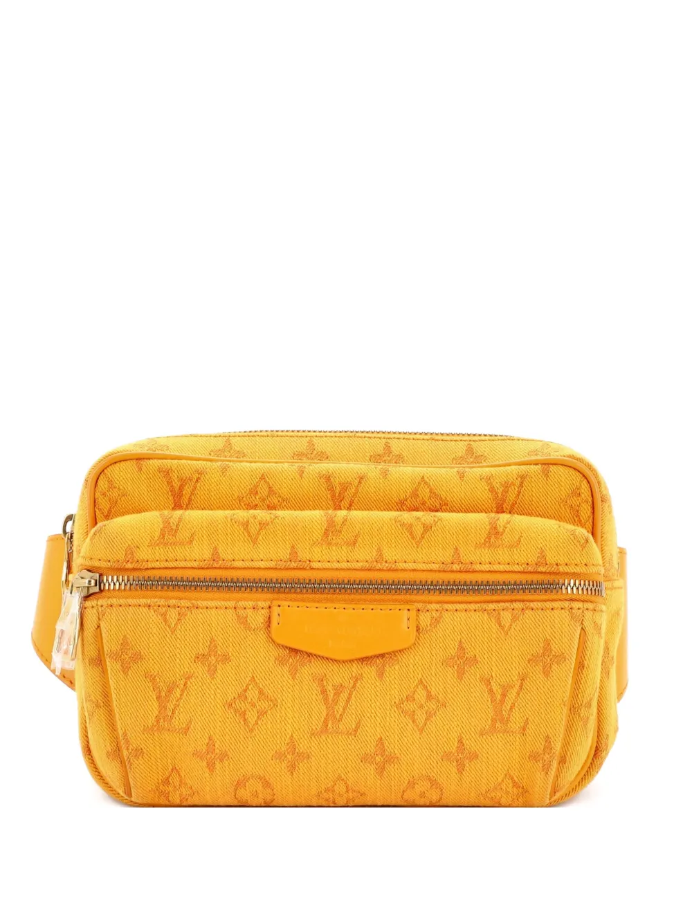 Louis Vuitton Pre-Owned Outdoor BumBag Monogram Denim belt bag - Arancione