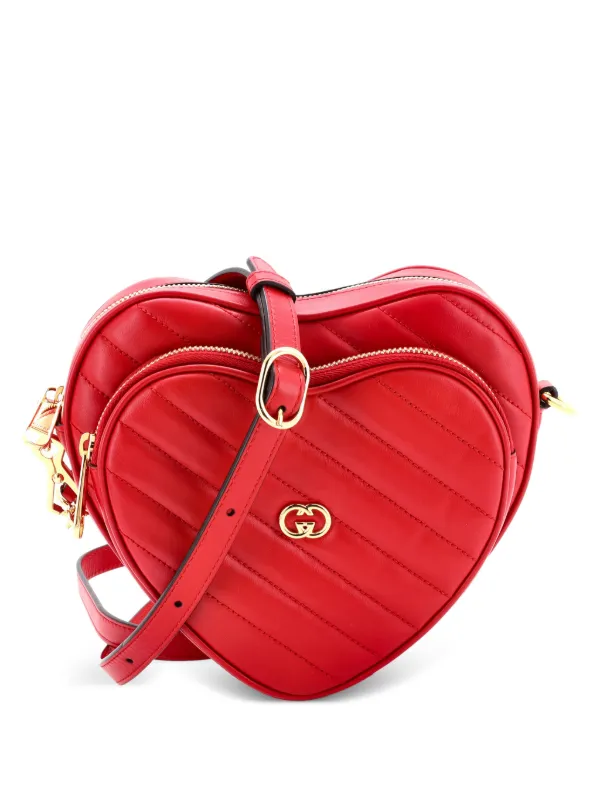Gucci Pre-Owned インターロッキングG ハート ダイアゴナル 