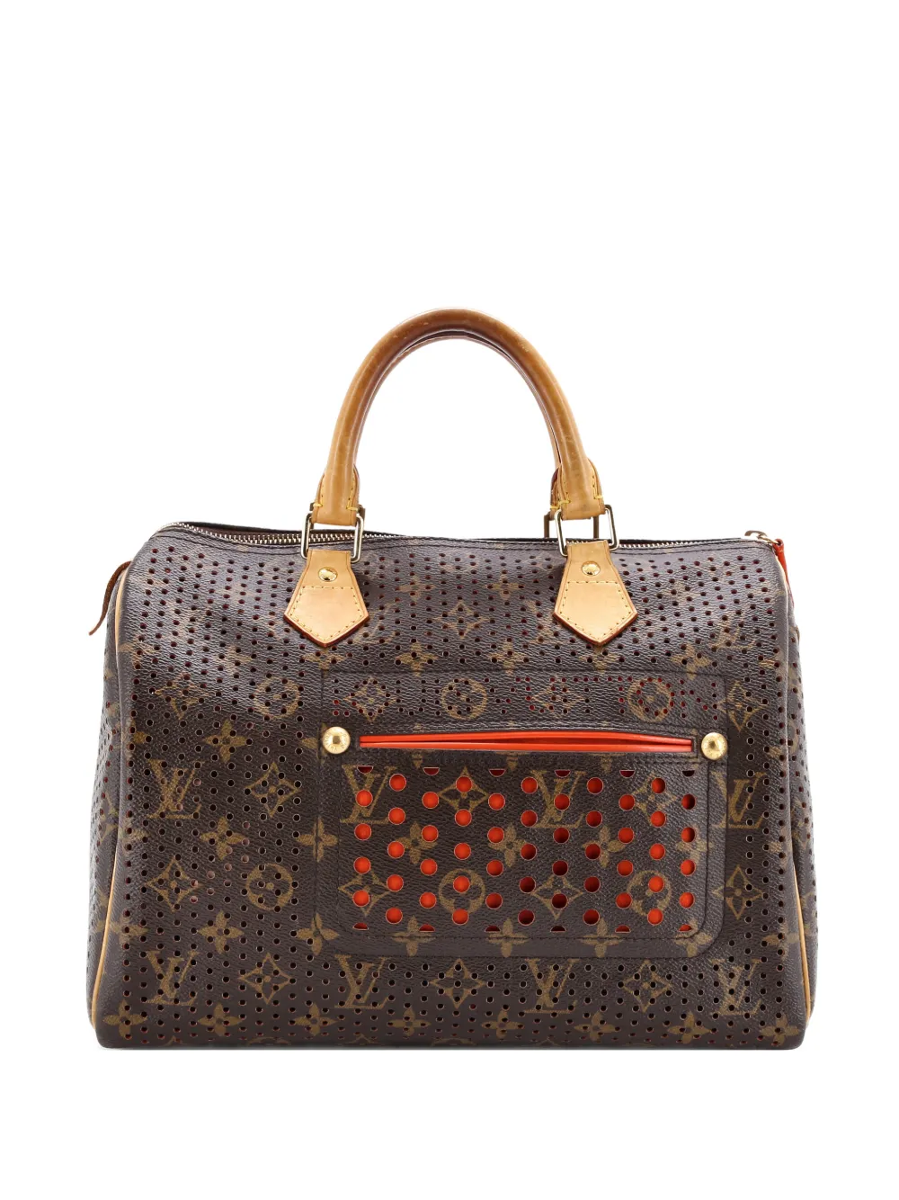 Louis Vuitton Pre-Owned Speedy Handbag Perforated Monogram Canvas 30 satchel - Marrone