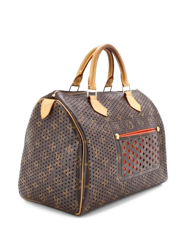 Louis Vuitton Pre-Owned Speedy Handbag Perforated Monogram Canvas