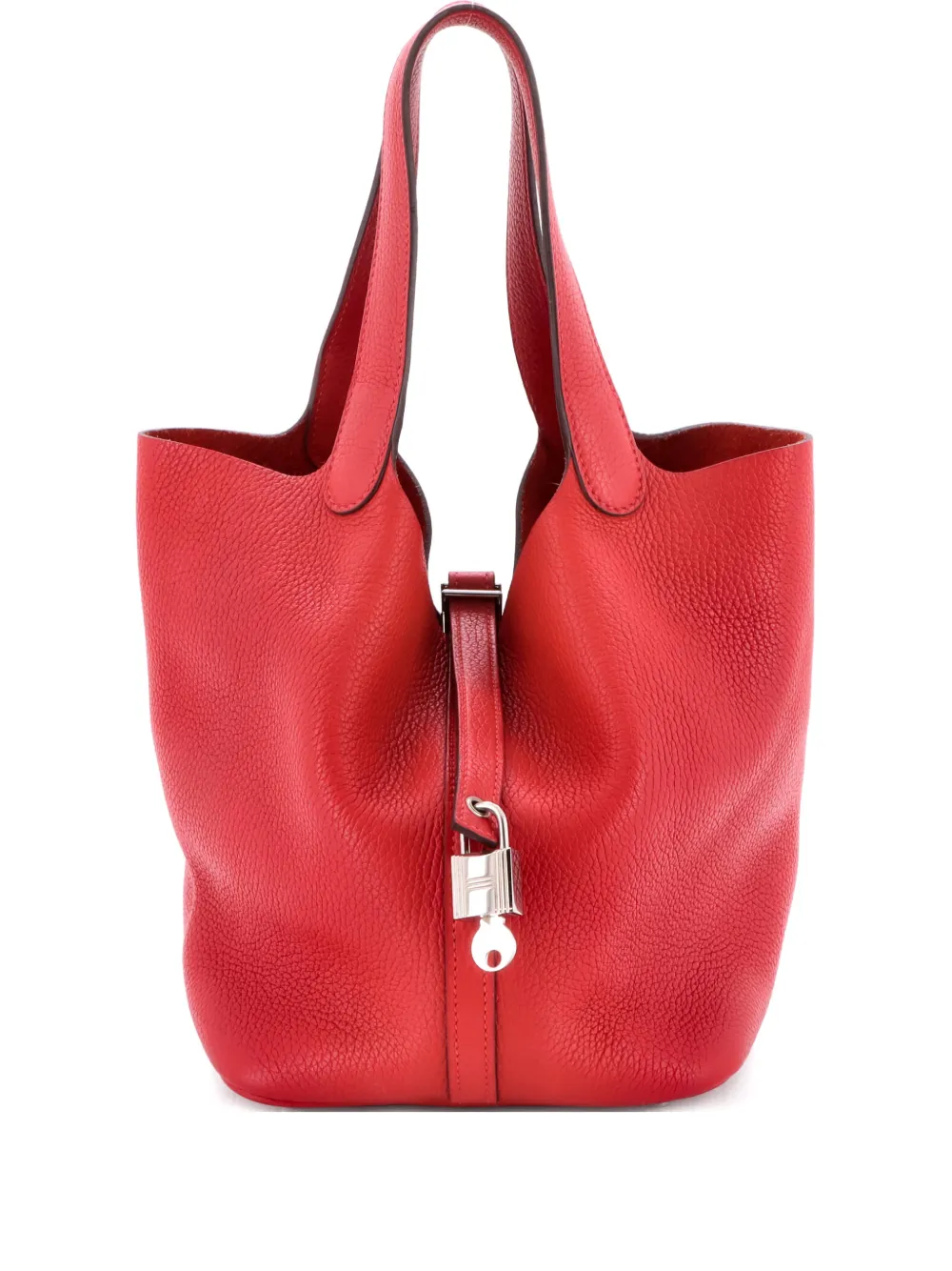 Hermès Pre-Owned Picotin Lock Bag Clemence MM bucket bag | Red | Image 1
