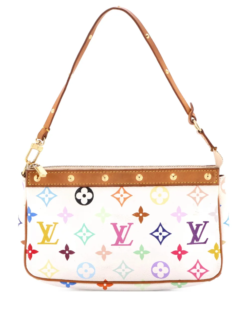 Louis Vuitton Pre-Owned Pochette Accessoires Monogram Multicolor clutch bag - Bianco
