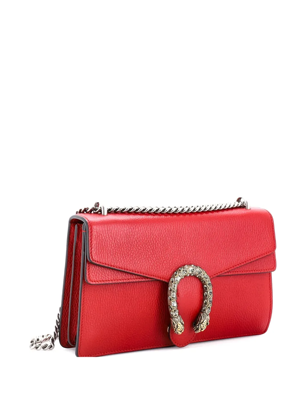 Pre-owned Gucci Dionysus Bag Leather Small Shoulder Bag In Red