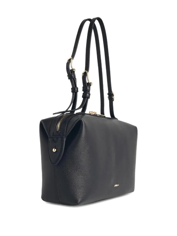 Furla レザーショルダーバッグ | ブラック | FARFETCH JP