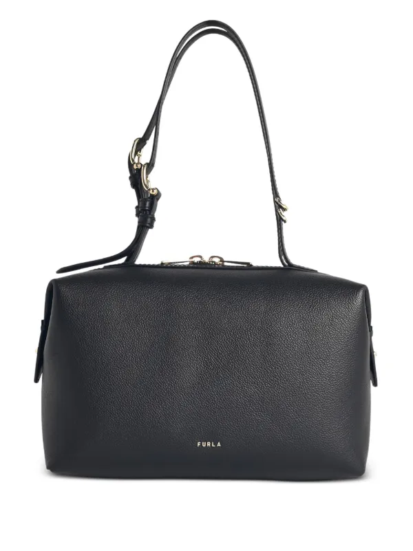 Furla レザーショルダーバッグ | ブラック | FARFETCH JP