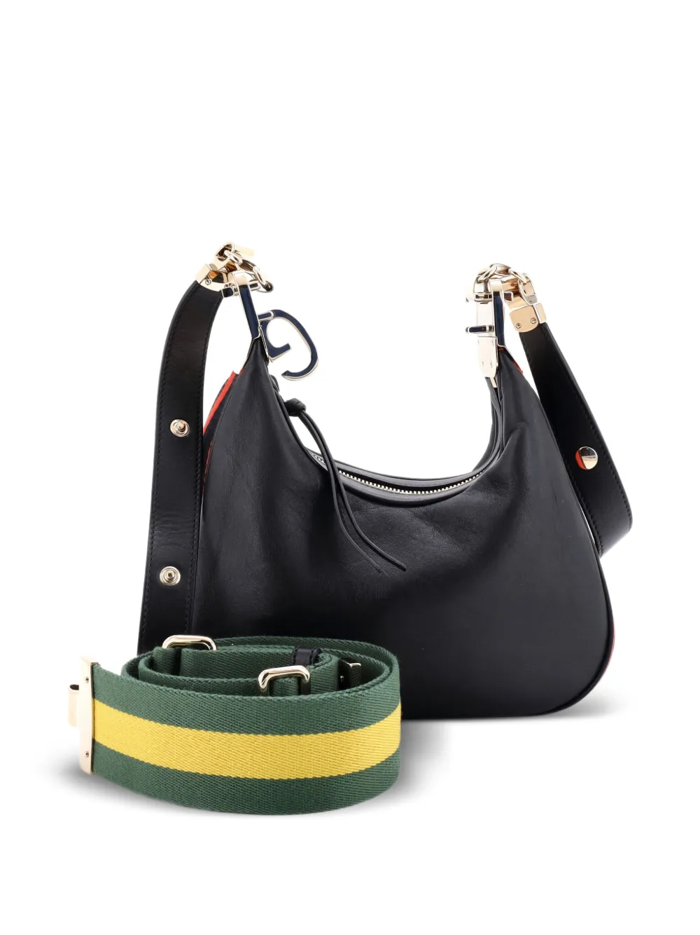 Gucci Pre-Owned Attache Shoulder Bag Leather Small crossbody bag - Nero