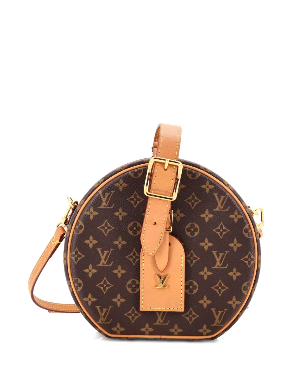 Louis Vuitton Pre-Owned Petite Boite Chapeau Bag Monogram Canvas crossbody bag - Marrone