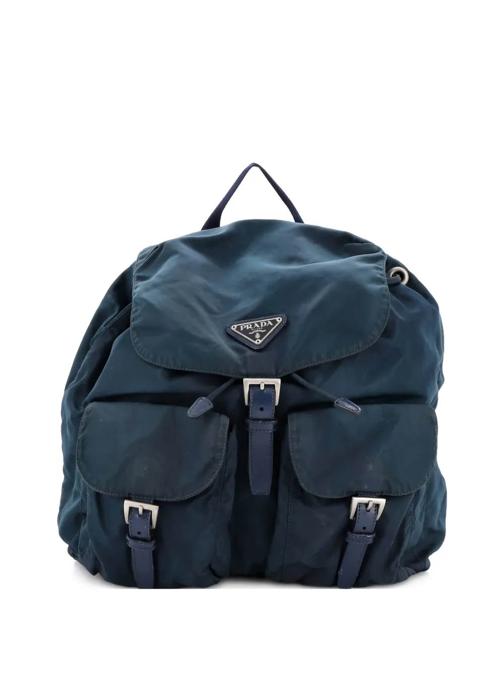Prada Pre-Owned Double Front Pocket Tessuto Medium backpack | verde | Image 1