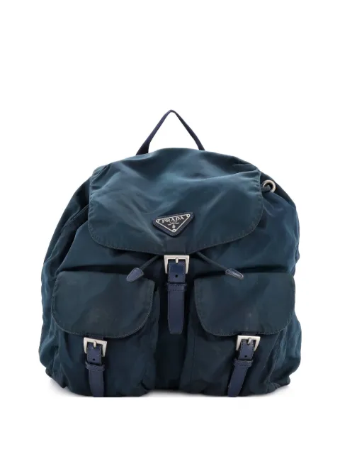 Prada Pre-Owned Double Front Pocket Tessuto Medium backpack