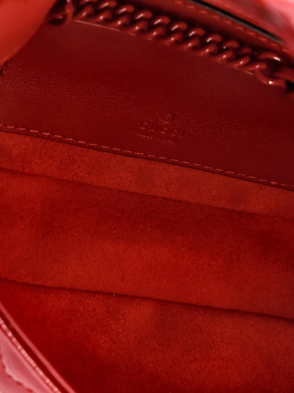 Gg Marmont Flap Bag Matelasse Patent Mini Crossbody Bag