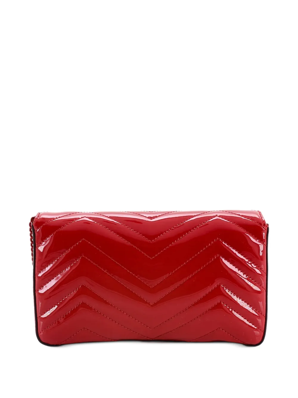Gg Marmont Flap Bag Matelasse Patent Mini Crossbody Bag