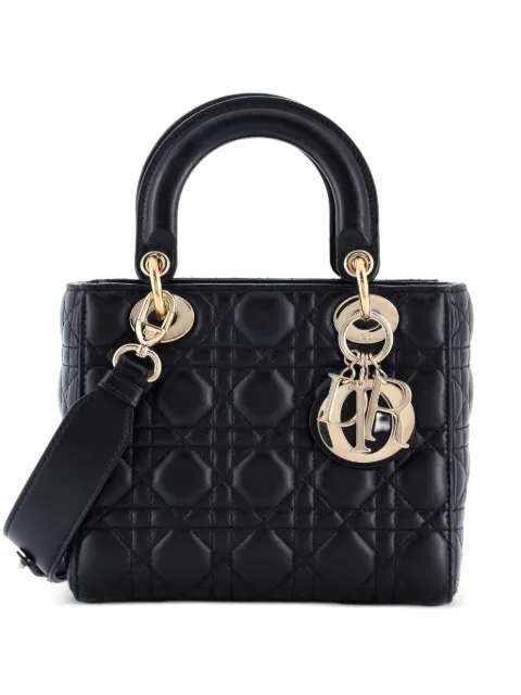 Christian Dior Pre-Owned My ABCDior Lady Dior Bag Cannage Quilt Lambskin crossbody bag