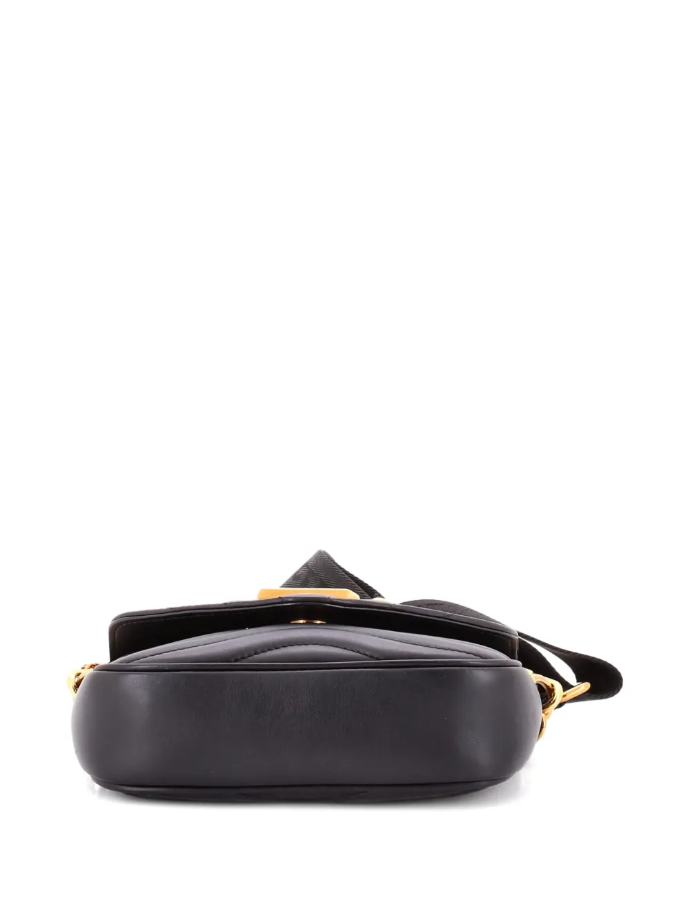 Pre-owned Louis Vuitton New Wave Multi Pochette Quilted Leather Crossbody Bag In Black