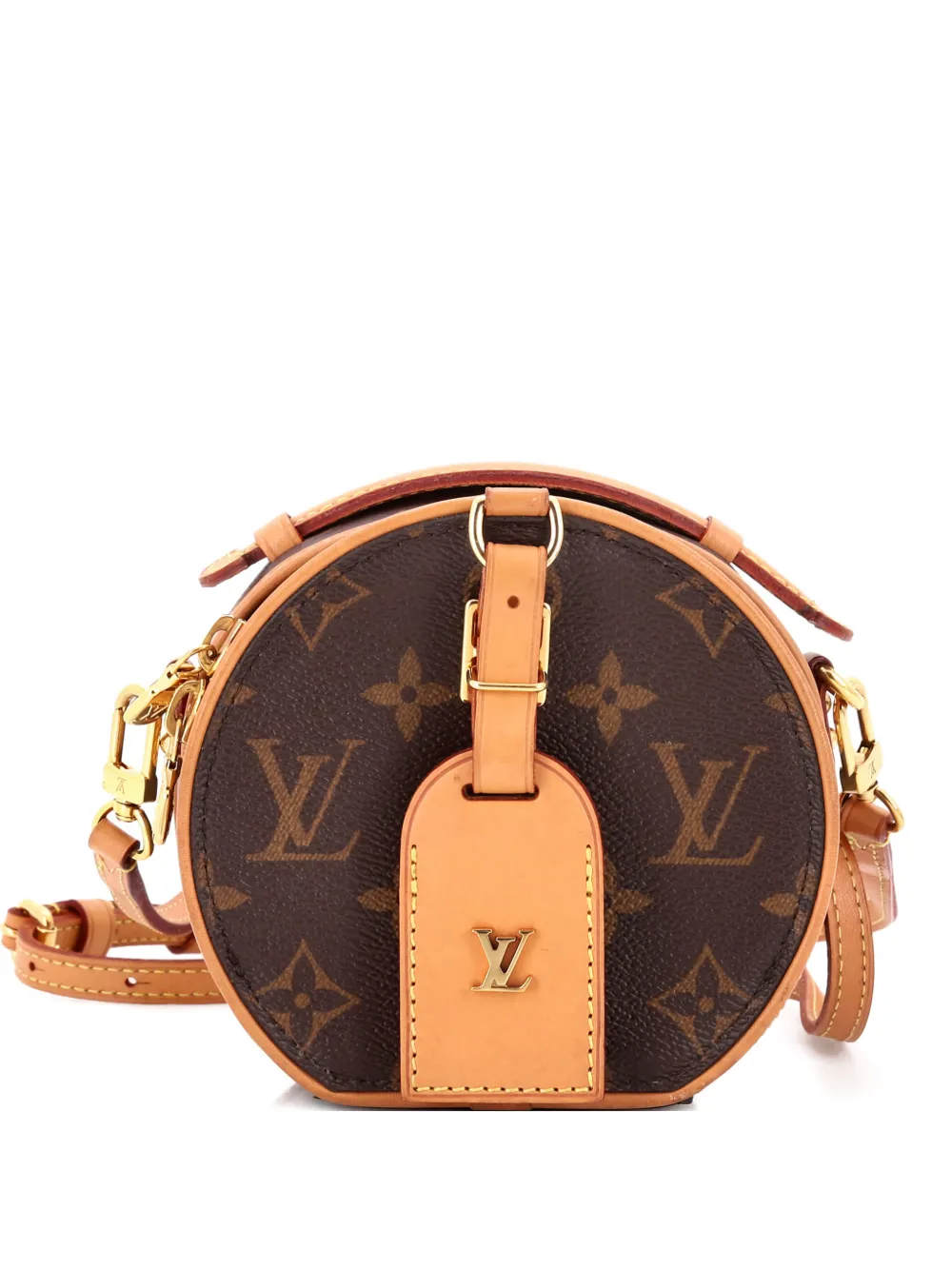 Louis Vuitton Pre-Owned Mini Boite Chapeau Bag Monogram Canvas crossbody bag - Marrone