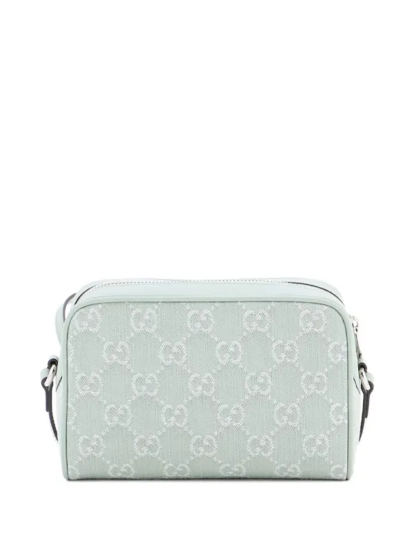 Gucci Pre-Owned オフィディア NM GG デニム アンド レザー ミニ 