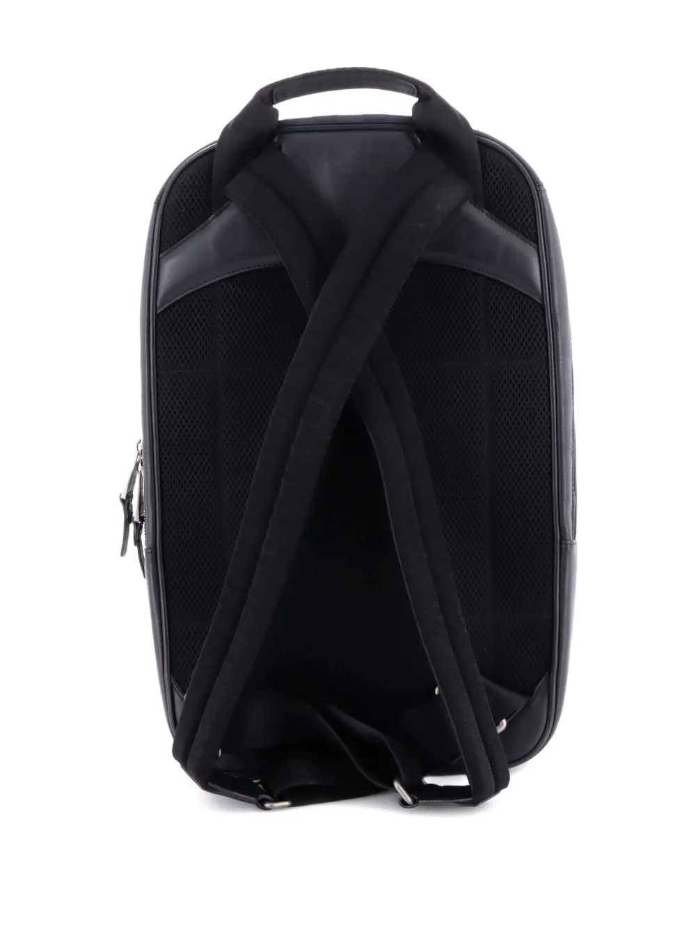 Pre-owned Louis Vuitton Michael Nm Damier Infini Leather Backpack In Black