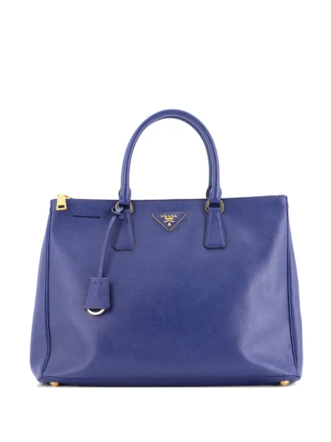 Prada Pre-Owned Double Zip Lux Saffiano Leather Large tote bag