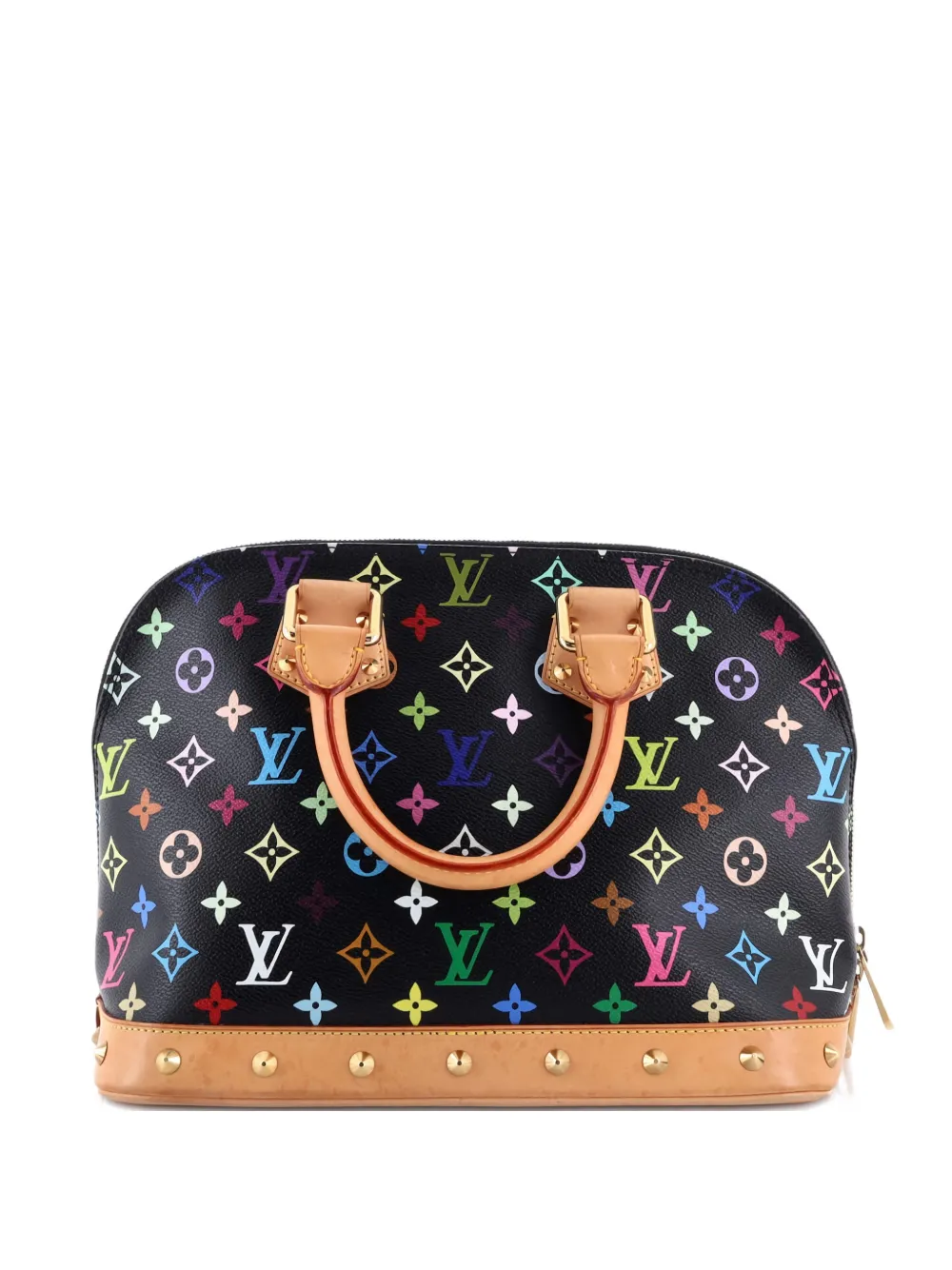 Louis Vuitton Pre-Owned Alma Handbag Monogram Multicolor PM satchel - Nero