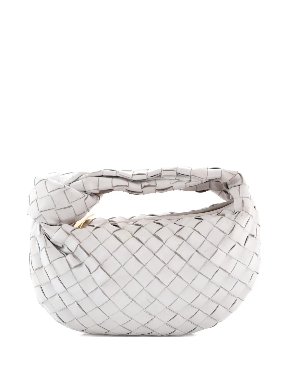 Bottega Veneta Pre-Owned BV Jodie Intrecciato Nappa Mini hobo bag - Bianco