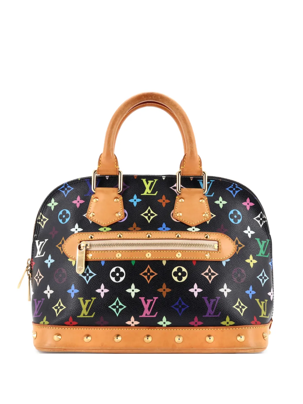 Louis Vuitton Pre-Owned Alma Handbag Monogram Multicolor PM satchel - Nero