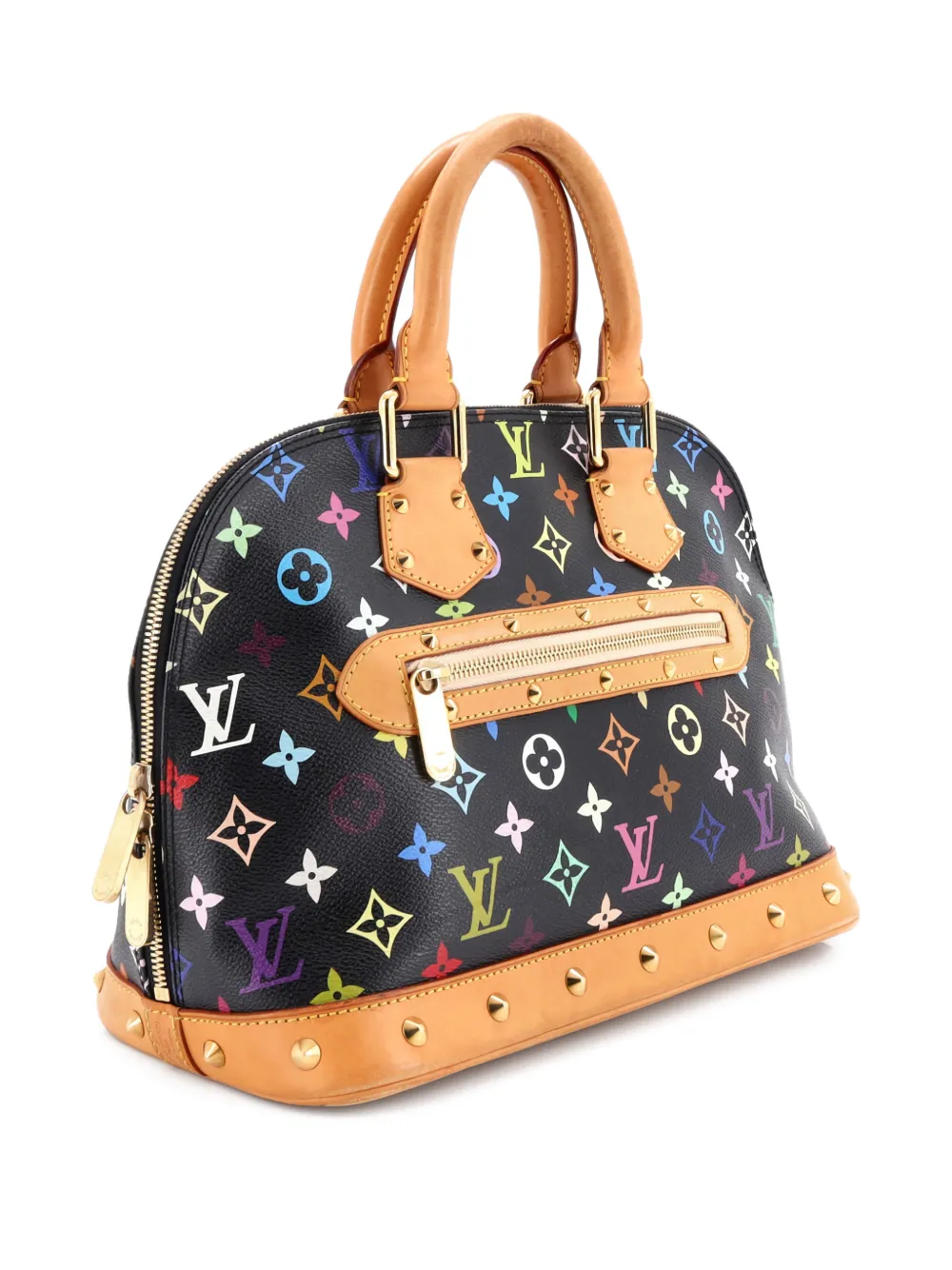 Alma Handbag Monogram Multicolor Pm Satchel