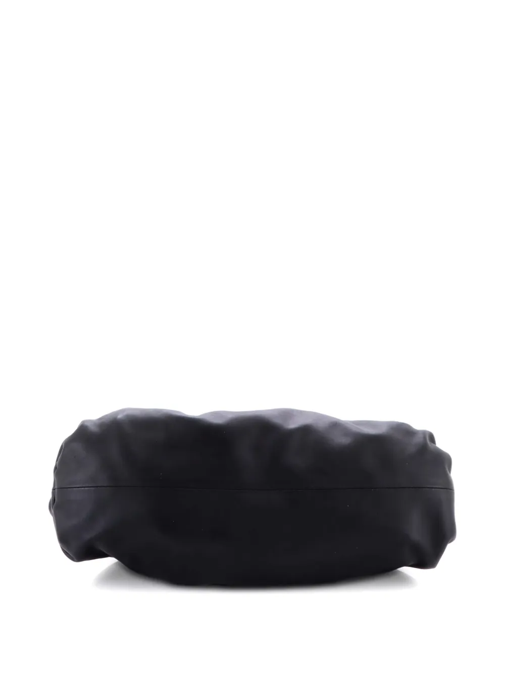 BOTTEGA VENETA Pre-owned The Pouch Leather Teen Clutch Bag In Black