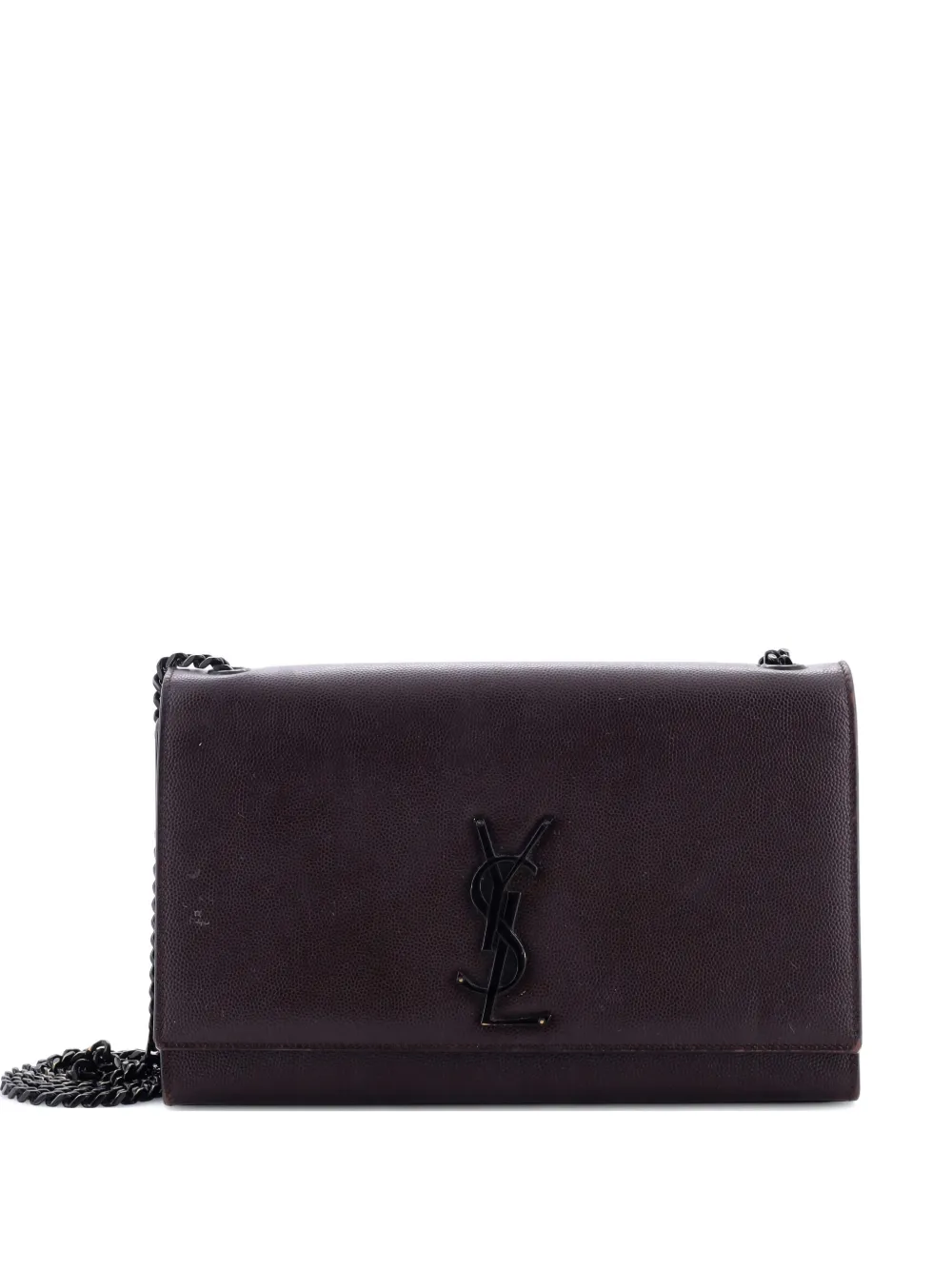 Saint Laurent Pre-Owned Classic Monogram Crossbody Bag Calfskin Medium shoulder bag - Viola