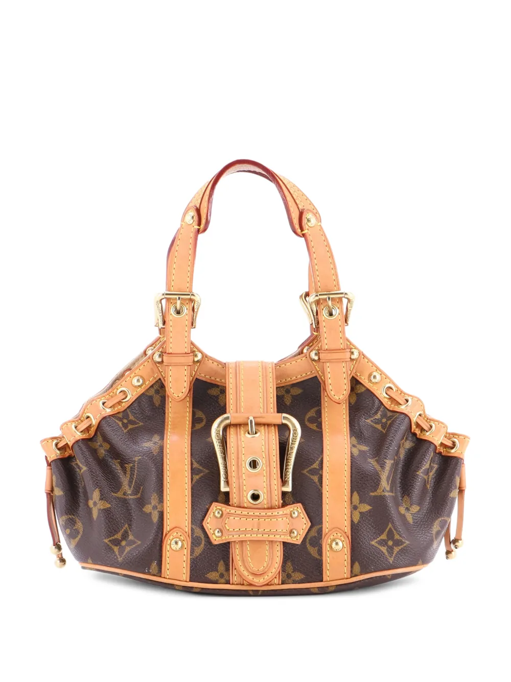 Louis Vuitton Pre-Owned Theda Handbag Monogram Canvas PM satchel - Marrone