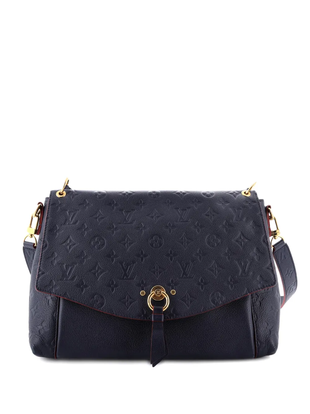 Louis Vuitton Pre-Owned Blanche Handbag Monogram Empreinte Leather MM satchel - Blu