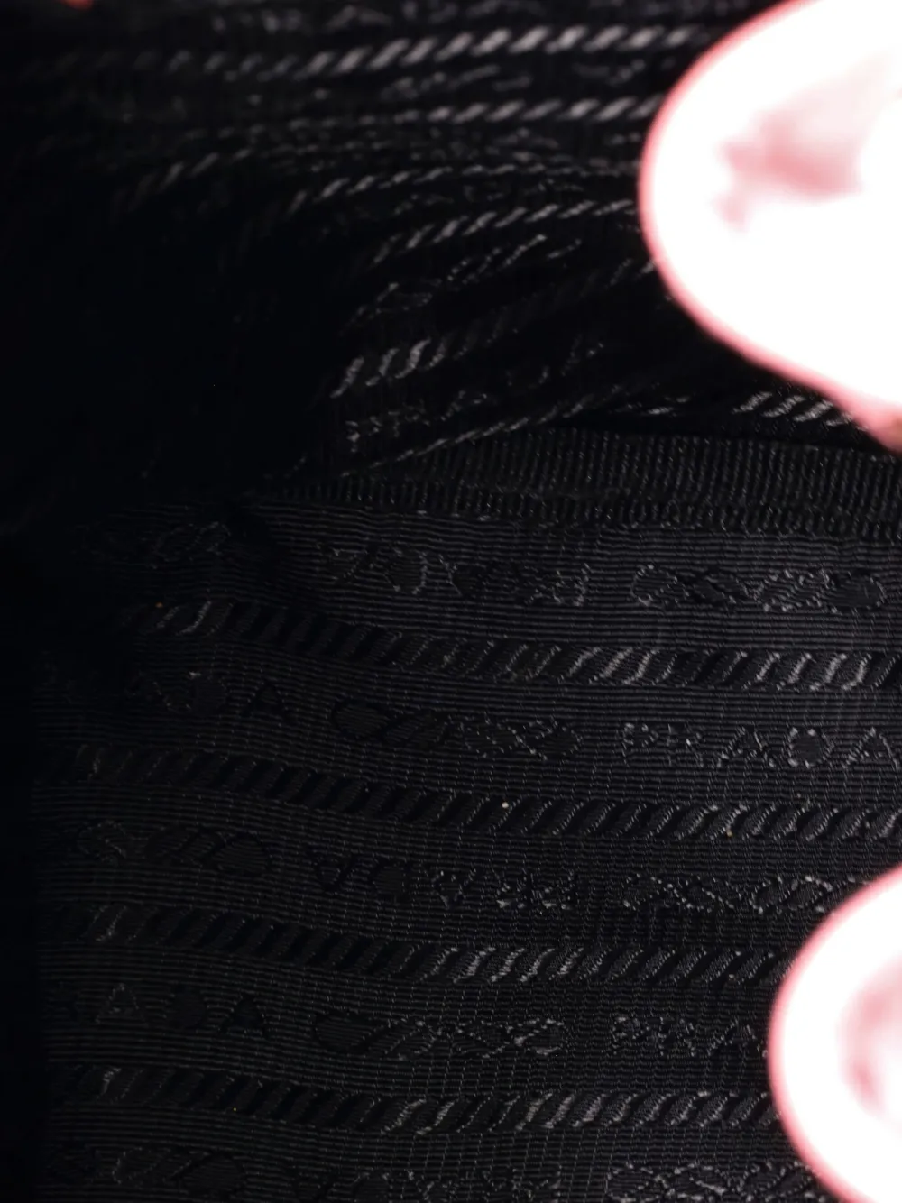 Pre-owned Prada Drawstring Pocket Soft Calf Small Bucket Bag In Pink