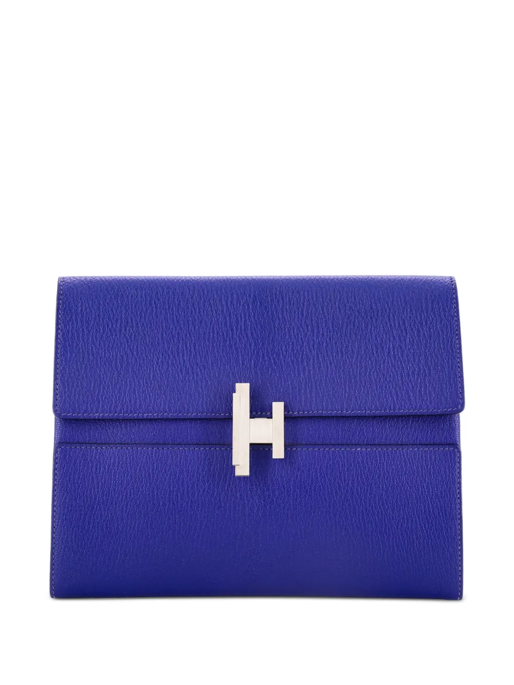 Hermès Pre-Owned Cinhetic Chevre Mysore clutch bag | Blue | Image 1