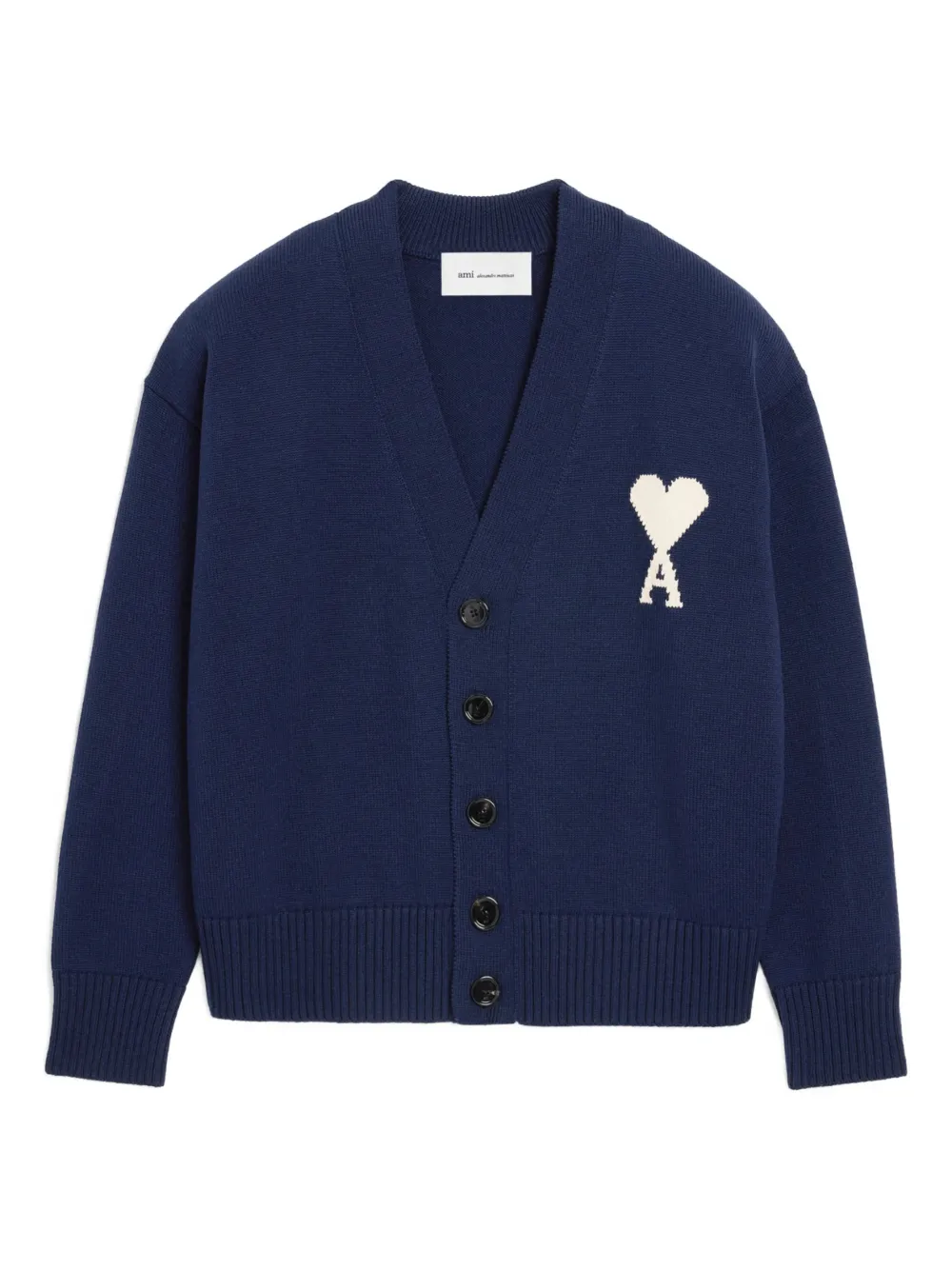 AMI Paris Cardigan con bottoni - Blu