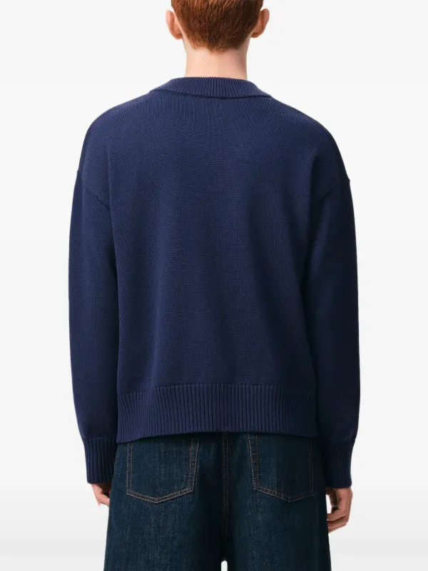 AMI Paris Vネック カーディガン | ブルー | FARFETCH JP