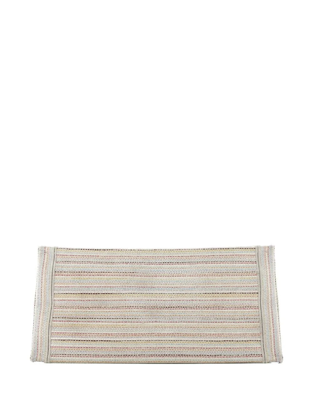 Pre-owned Dior Book Multicolor Stripes Embroidered Canvas Medium Tote Bag