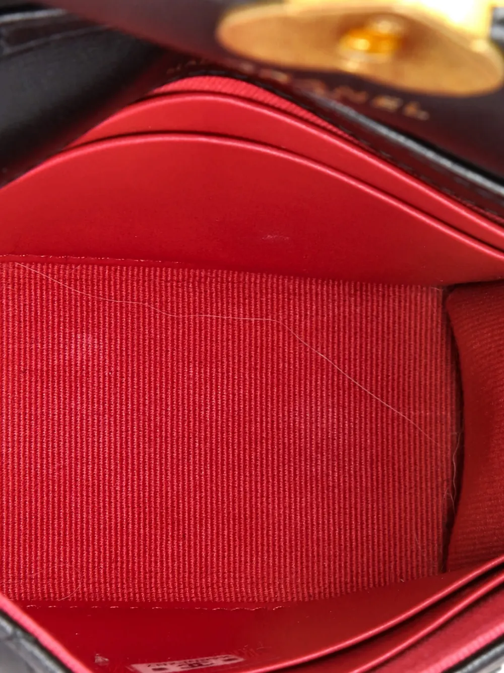 Pre-owned Chanel Coco Love Cc Heart Clutch With Chain Quilted Lambskin Mini Crossbody Bag In Black