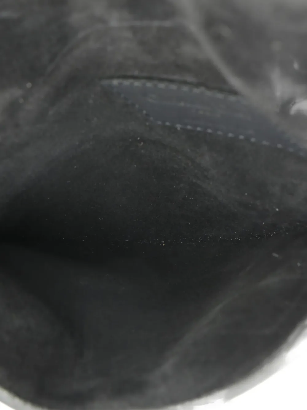 Pre-owned Dior Ultra Matte Saddle Leather Belt Bag In Black