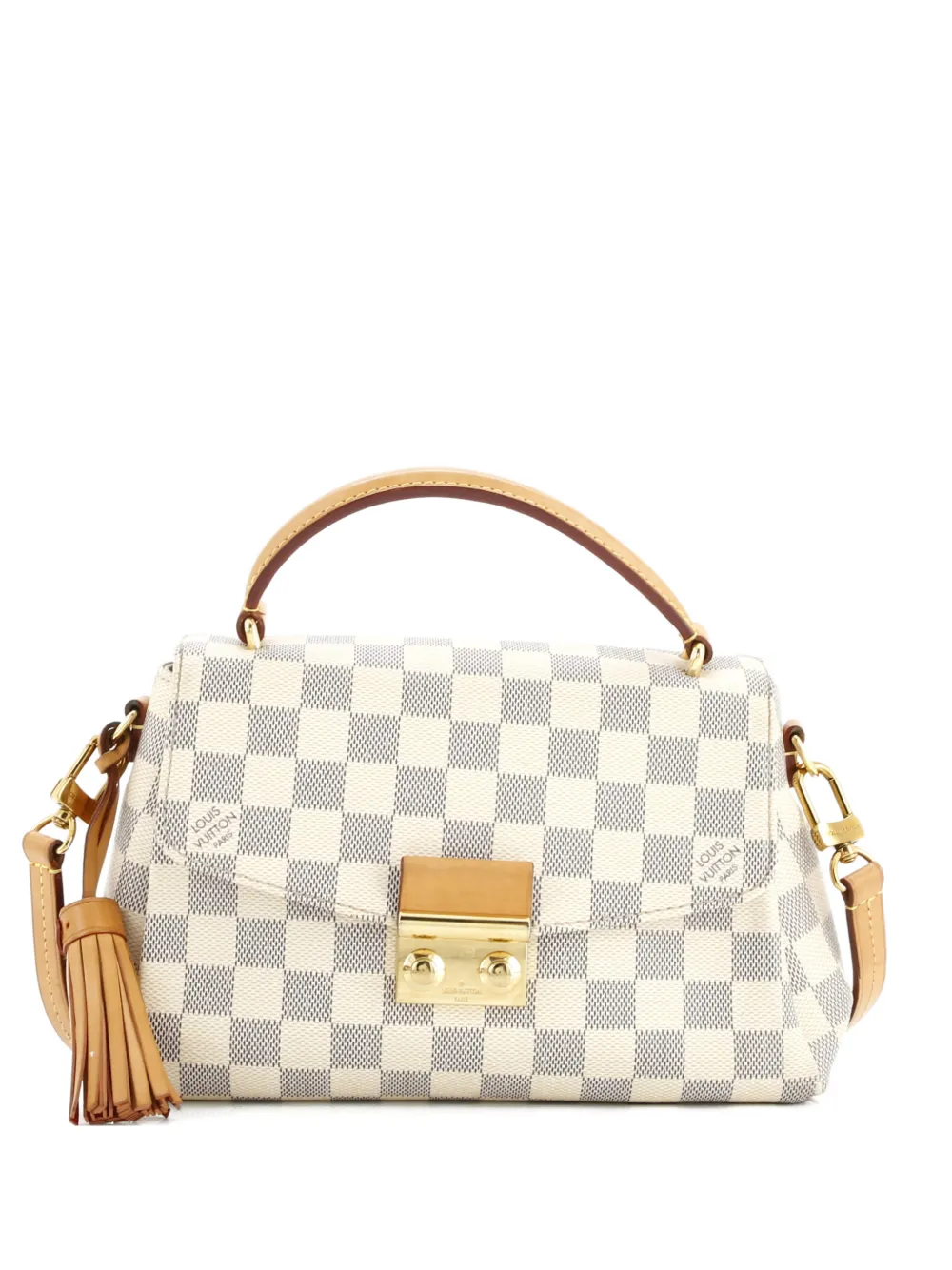 Louis Vuitton Pre-Owned Croisette Handbag Damier crossbody bag - Bianco