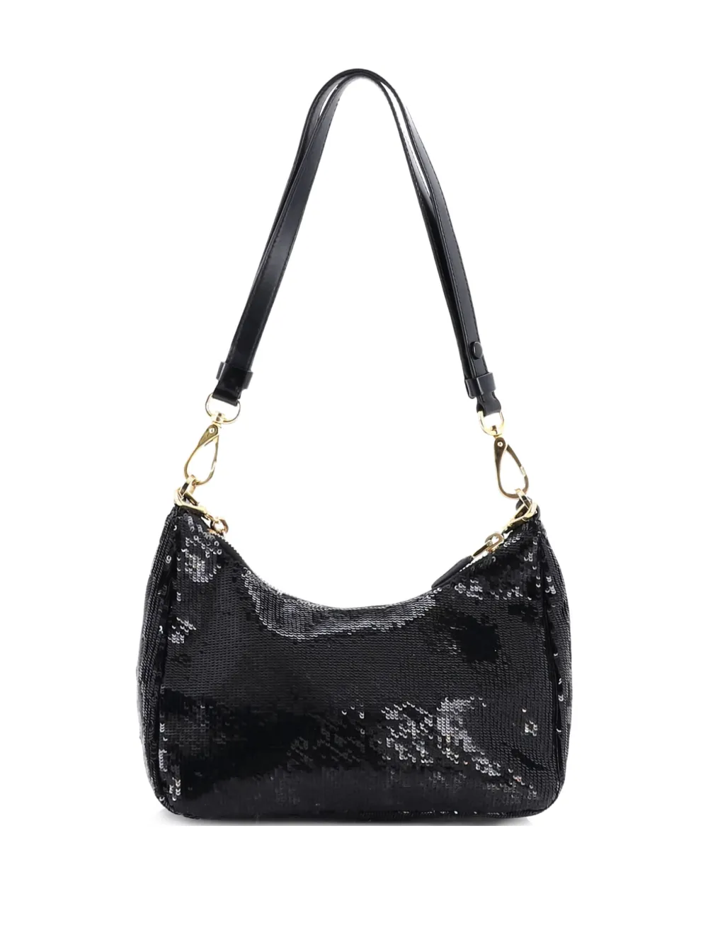 Prada Pre-Owned Re-Edition Shoulder Bag Sequins Embellished Re-Nylon Mini hobo bag | Pre-Owned | Image 2