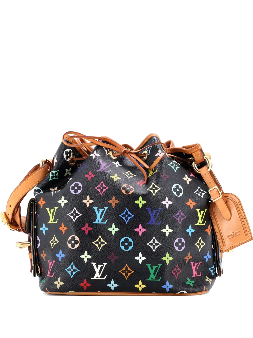 Louis Vuitton Pre-Owned Petit Noe Handbag Monogram Multicolor bucket bag - Schwarz