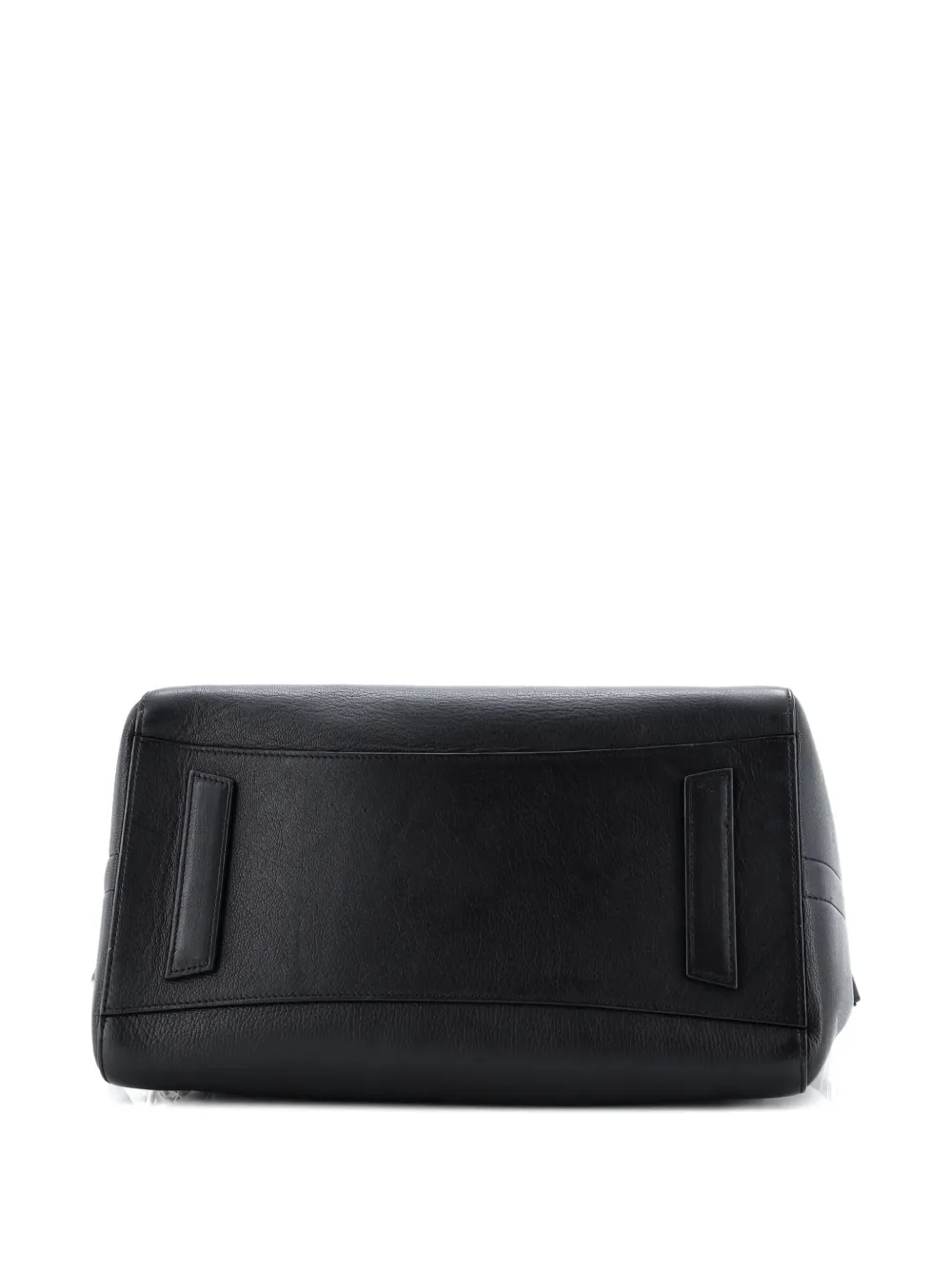 Pre-owned Givenchy Antigona Bag Leather Medium Satchel In Black