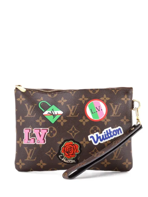 Louis Vuitton Pre-Owned bolsa de mano City Pouch con parches de edidción limitada