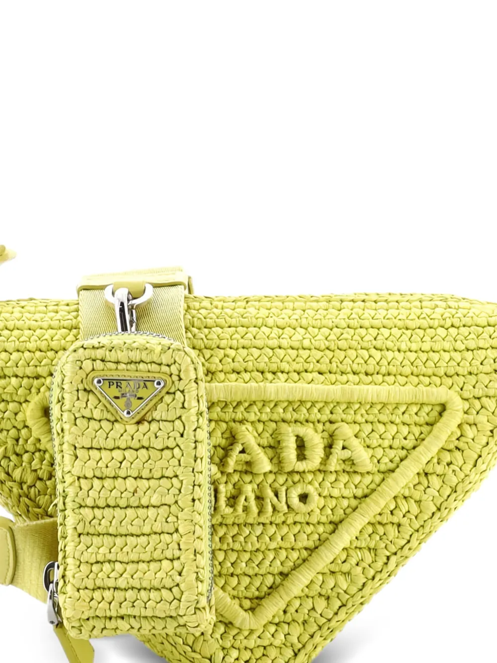 Prada Pre-Owned クロシェ ショルダーバッグ | グリーン | FARFETCH JP